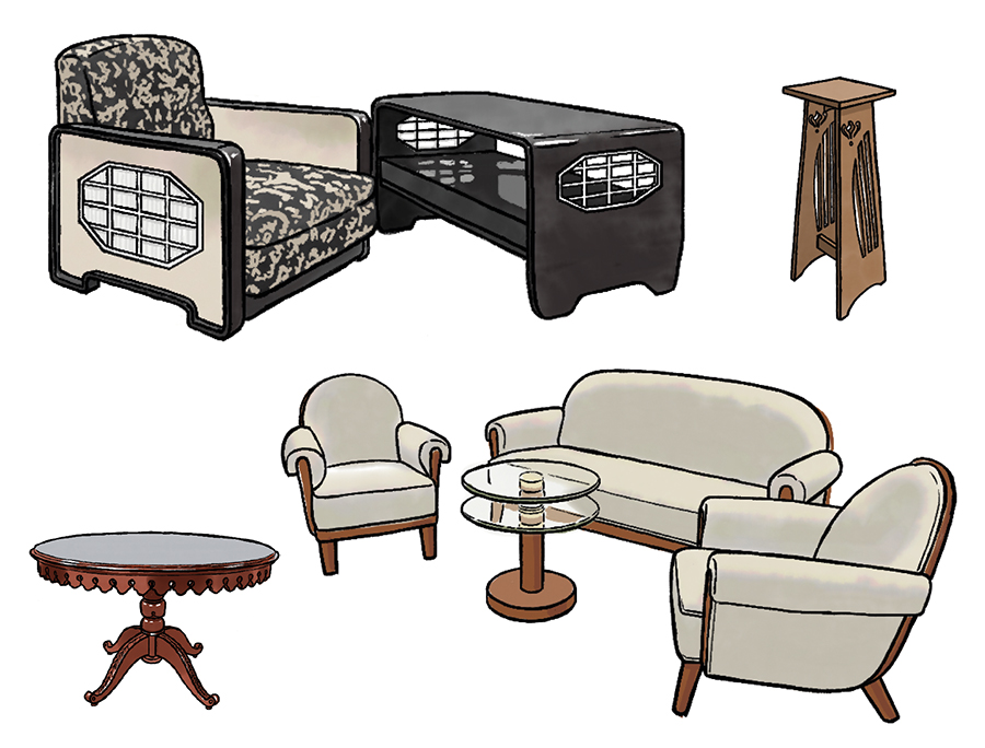 Illustration - meuble